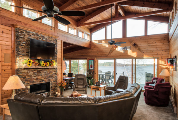 CrossLake Cabin Remodel | Up North Fireplace Gallery